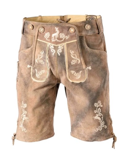 Herren antik edle lederhose - edle,
