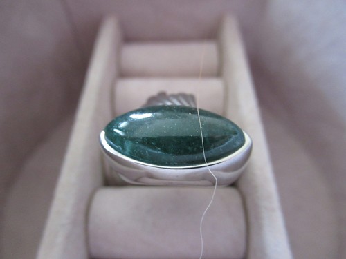 Grüner aventurin ring - grüner,