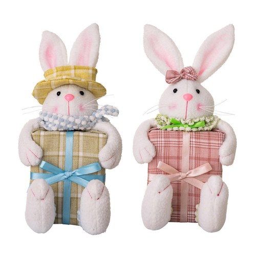 Frühlings-Kaninchen-Figur