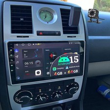 4+64GB Carplay Für Chrysler 300 300 C 2008-2010 Android 15 Autoradio GPS NAVI BT