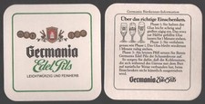 alter Bierdeckel Germania Brauerei †1984  MÜNSTER*DA268