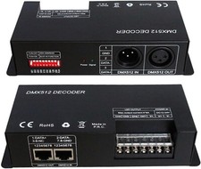 8A 3/4 Channel DMX512 Decoder