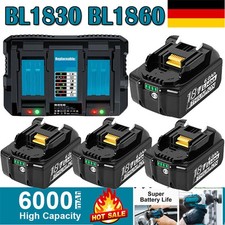 4x 18V 6000mAH Akku Für