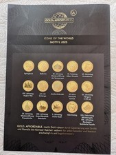 15X GOLDMÜNZE AFFORDABLE neu