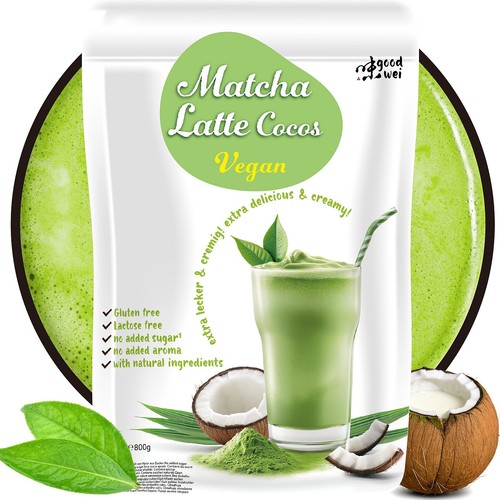 Matcha cocos latte mix - mix, –