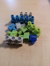 20 Dosenklemmen,  lose,  bunt gemischt, Schraub-Klemmen für Kabel,   (110008)