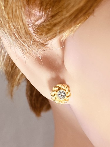 Ohrstecker gold 750 mit - gold,