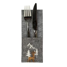 12 Stück Bestecktaschen Filz