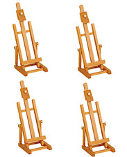 4 X Künstler Tischplatte