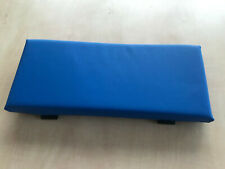 Rollator Sitzkissen Polster 3cm Kunstlederbezug blau Unterseite rutschhemmend 