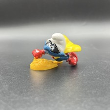 Schlumpf 20127 Supermann Sockel Gelb | superman smurf Schleich 2.0127