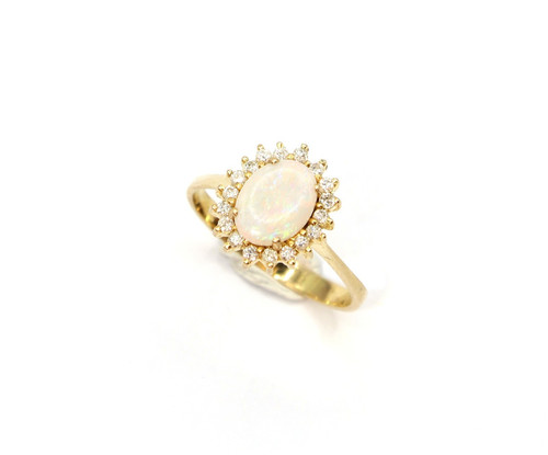 Ring 585er 14kt gelbgold mit - /,