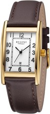REGENT - Herrenuhr Quarz eckig