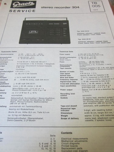 Graetz stereo recorder - stereo,