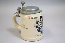 UNIKAT Studentika Bierkrug Corps Bavaria Würzburg Keramik 1894 bemalt signiert