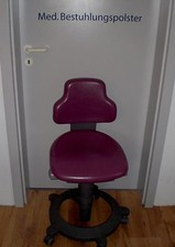Siemens Sirona C Drehstuhl Rollhocker Zahnarztstuhl (Polsterfarbe frei wählbar) 