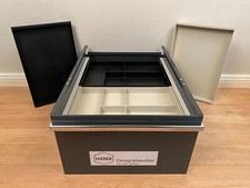 USM Haller Schienen mit oder ohne Materialschale für Schublade Rollcontainer