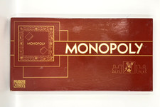 Parker Monopoly Luxusausgabe DM Version Vollständig Vintage Rote Ausgabe