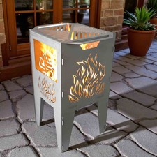 Feuerkorb Garten mit Grill