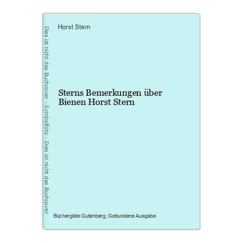 Sterns bemerkungen über - sterns,