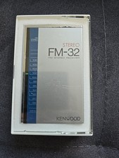 Vintage Kenwood FM-32 Mini-Radio ca. 1983 Stereo