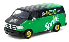 DODGE Ram Van - SPRITE Delivery  - green / black - TARMAC 1:64