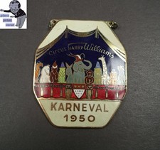 Karnevalsorden Circus Harry Williams von 1950 selten
