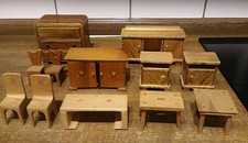 puppen möbel holz 60-er Jahre