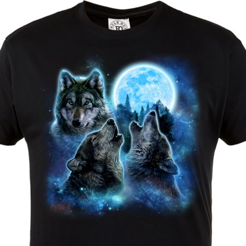 Wolf shirt herren heulender - wolf, t-shirt