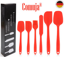 Premium Silikon Küchenhelfer 6-tlg. Spatel, Löffel uvm. - BPA-frei, Top Qualität