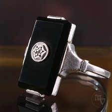 Art Déco ~1930 Damenring mit