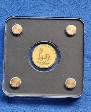 Goldmünze 999er Gold 1/500 oz Springbock