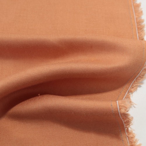 Terracotta reines leinen - terracotta,