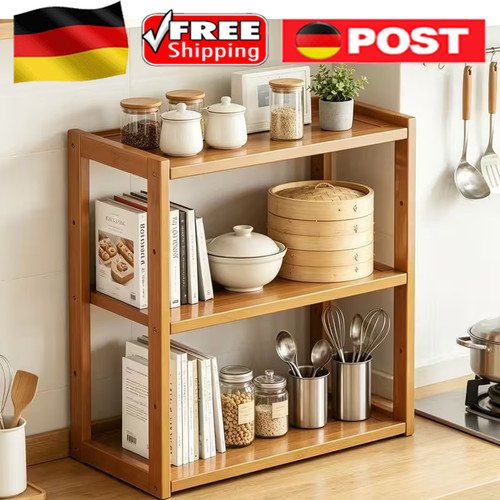 Gewürzregale regal aus bambus - gewürzregale,