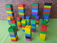 Lego Duplo Konvolut - 100 Stück Grundbausteine 40 St. 4x2 und 60 St. 2x2 Noppen