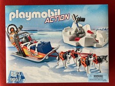 Playmobil Action 9057 Hundeschlitten # Arktis Nordpol Forscher Hunde NEU OVP