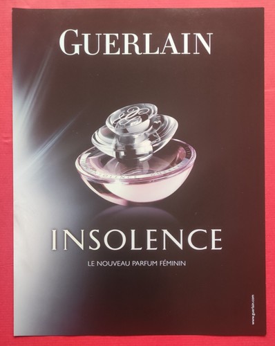 Pressewerbung parfum insolence - parfum,