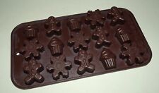 Weihnachten Silikon Formen für Schokolade / Pralinenform braun