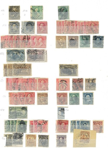 Briefmarken usa 1882 - usa,, bis1976