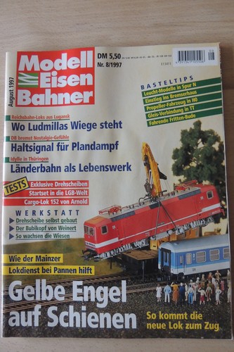Modelleisenbahner august 1997 - modelleisenbahner,