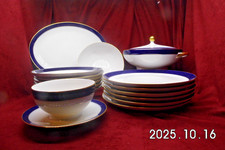 Porzellan Speise-Service 6 Pers. 16 tlg. Serie: Echt Kobalt Typ 1 von Eschenbach
