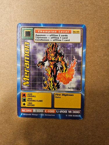 Digimon karte 1999 1st - 1999,