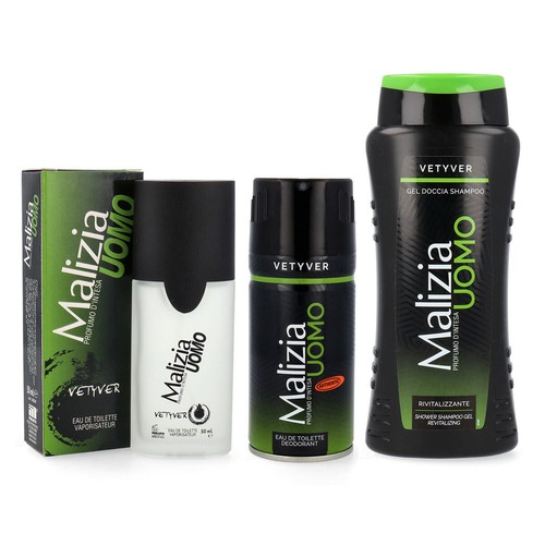Malizia uomo vetyver set deo - vetyver,