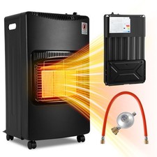 Gasheizung mit Zubehör Erdgas für Garten 4200W Gasheizer Heizgebläse LPG Heater