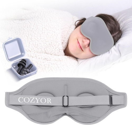 Schlafmaske mit polster - 3d,