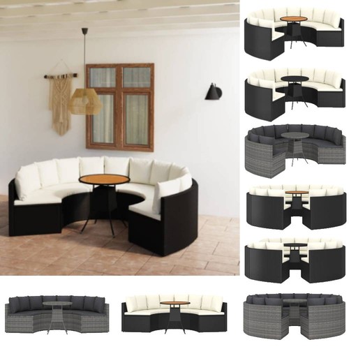 Gartensofa set poly rattan - gartensofa,