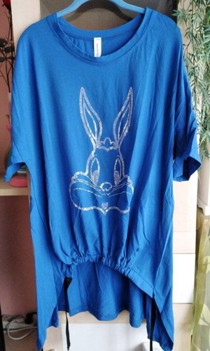 Süsses bunny shirt blau - bunny,