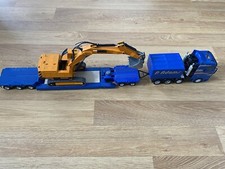 Schwerlast LKW SIKU  Großbagger zusammen 1:55