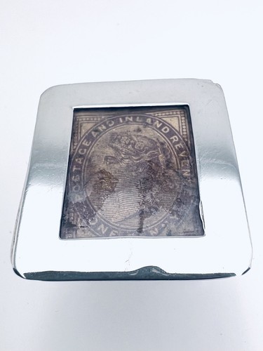 Antike silberne briefmarkenbox - antike,