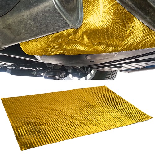Auspuff hitzeschutz matte alu - hitzeschutz,